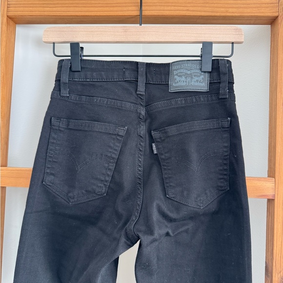 Levi's Black Wide Leg Jeans - Picture 5 of 5